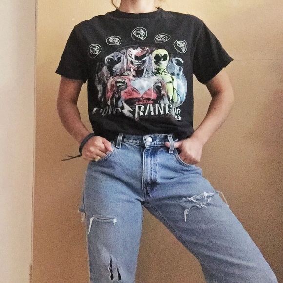 power rangers graphic tee